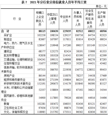 解析2021年城镇单位就业人员平均工资平稳增长背后的软件与信息技术服务业趋势